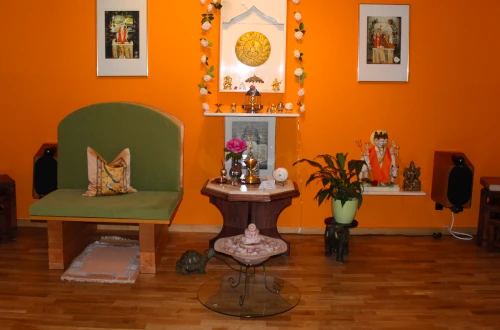 Im AUM-Kurzentrum Meditationsraum